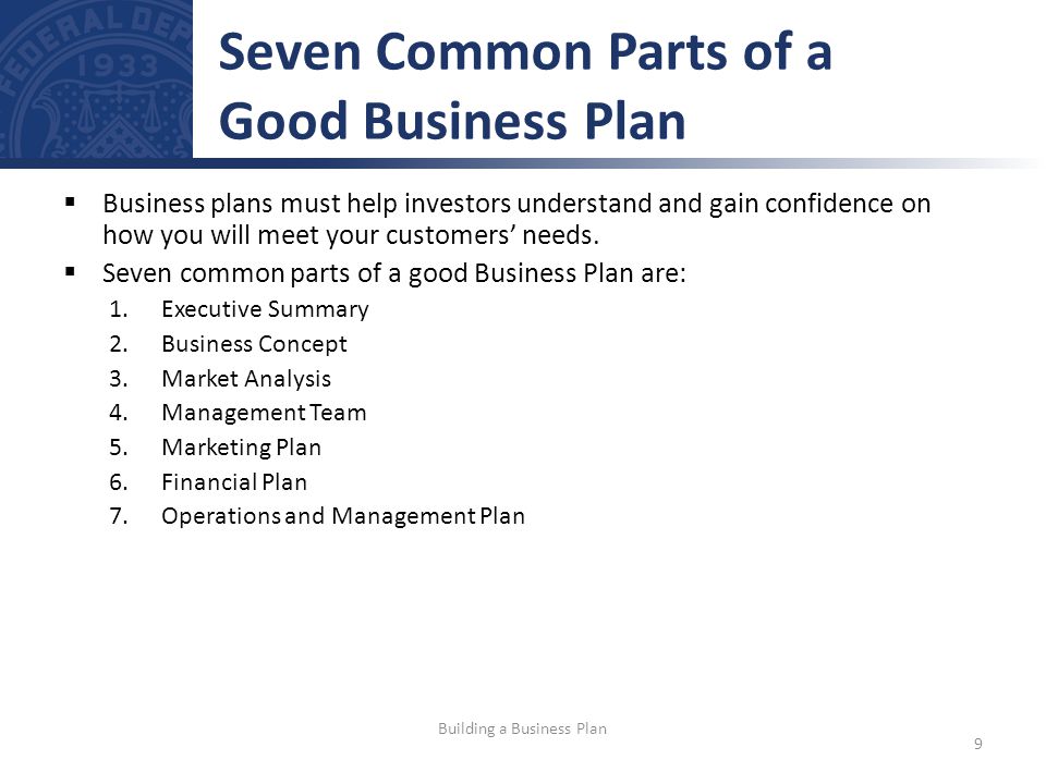 The Eight Key Elements of a Successful Business Plan and How to Make Them Work for You